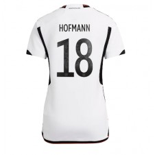 Tyskland Jonas Hofmann #18 Hjemmedrakt Kvinner VM 2022 Kortermet